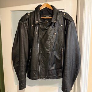 Biker jacket leather jacket